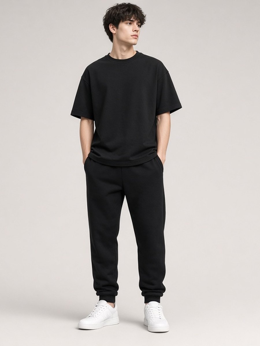 Tee + Jogger Set on model
